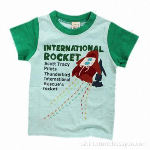 100% cotton custom printed t-shirts for kids